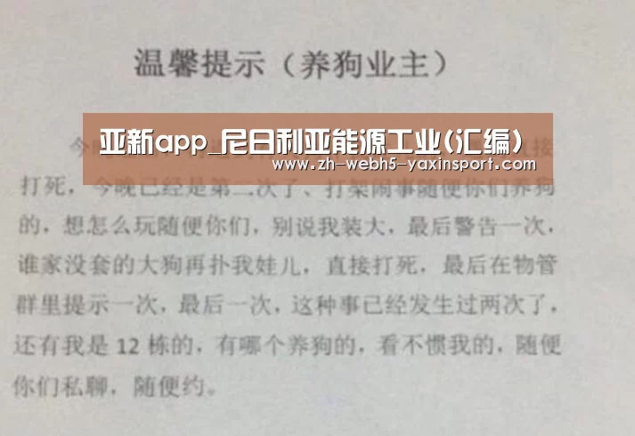 亚新app_尼日利亚能源工业(汇编)(图1) 亚新官网